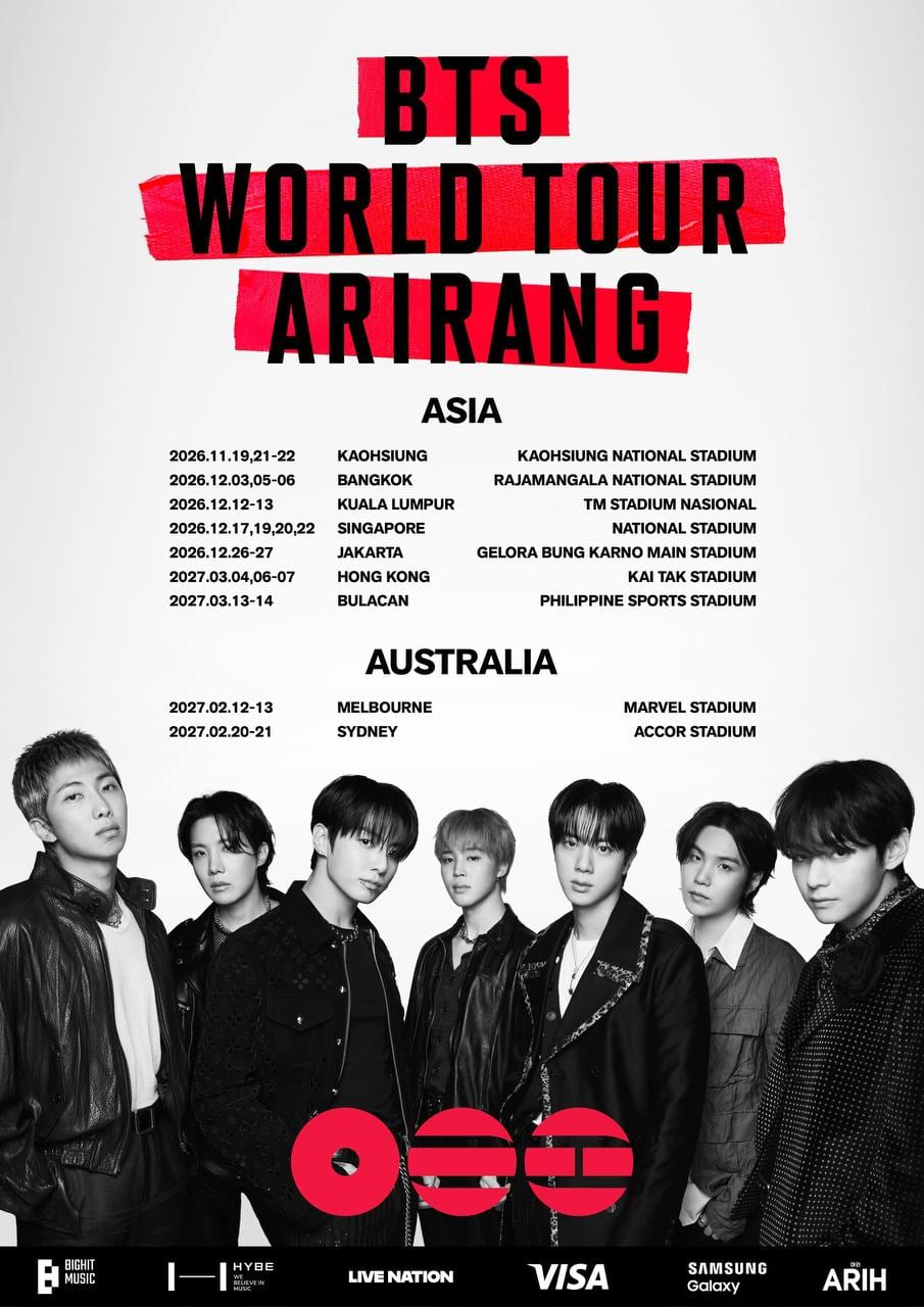 bts world tour arirang in bulacan poster